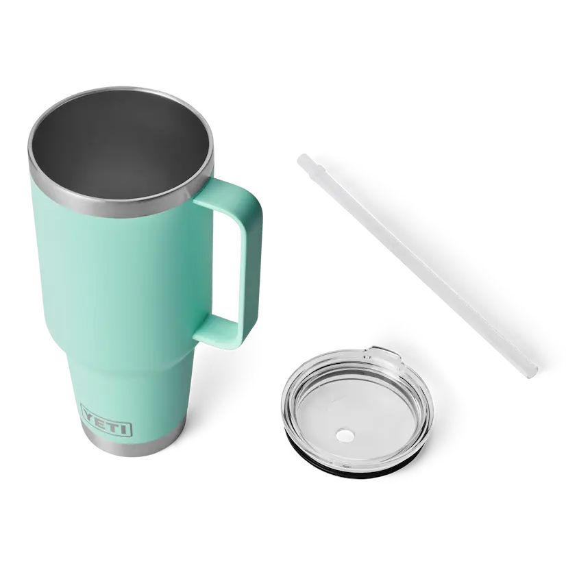 YETI Rambler 42 oz Straw Mug - Seafoam - YETI Rambler - Image 3