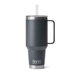 YETI Rambler 42 oz Straw Mug - Charcoal - YETI Rambler - Image 1
