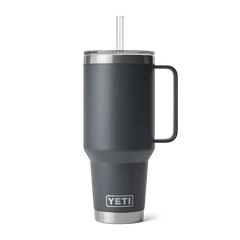 YETI Rambler 42 oz Straw Mug - Charcoal - YETI Rambler - Image 1