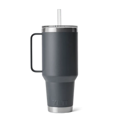 YETI Rambler 42 oz Straw Mug - Charcoal - YETI Rambler - Image 2