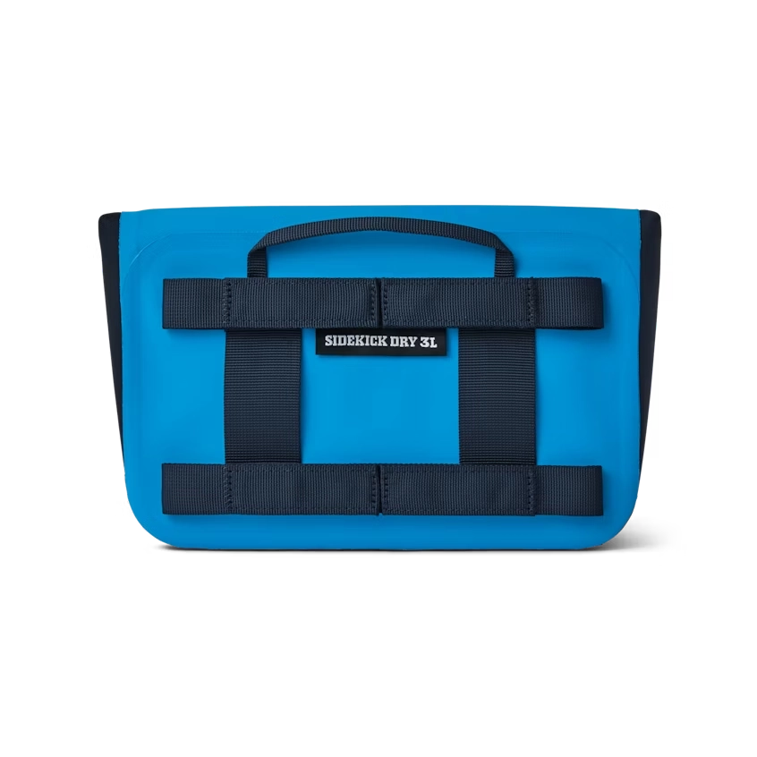 YETI SideKick Dry 3L Gear Case in Big Wave Blue.