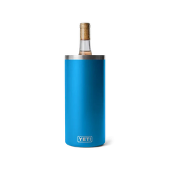 YETI Rambler Wine Chiller in Big Wave Blue.