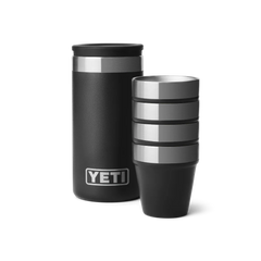 Black YETI Shot glasses and travel case.