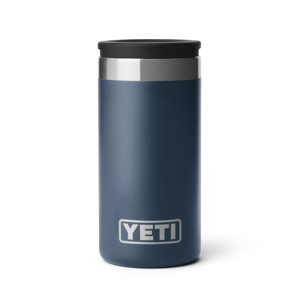 Navy blue YETI Shot glasses travel case.