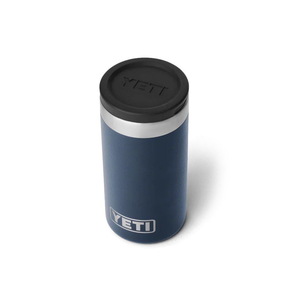 Navy blue YETI Shot glasses travel case.