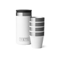 White YETI Shot glasses and travel case.