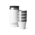 White YETI Shot glasses and travel case.