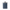 The back view of a navy blue flask with a silver top, and an all navy blue YETI logo on the back.