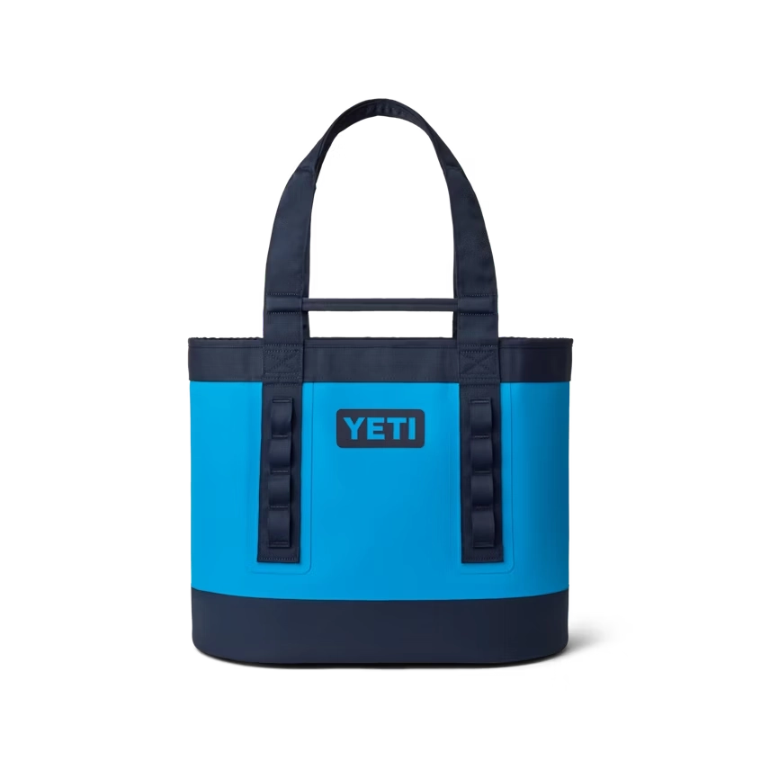 YETI Camino Carryall 35 2.0 Tote Bag in Big Wave Blue.