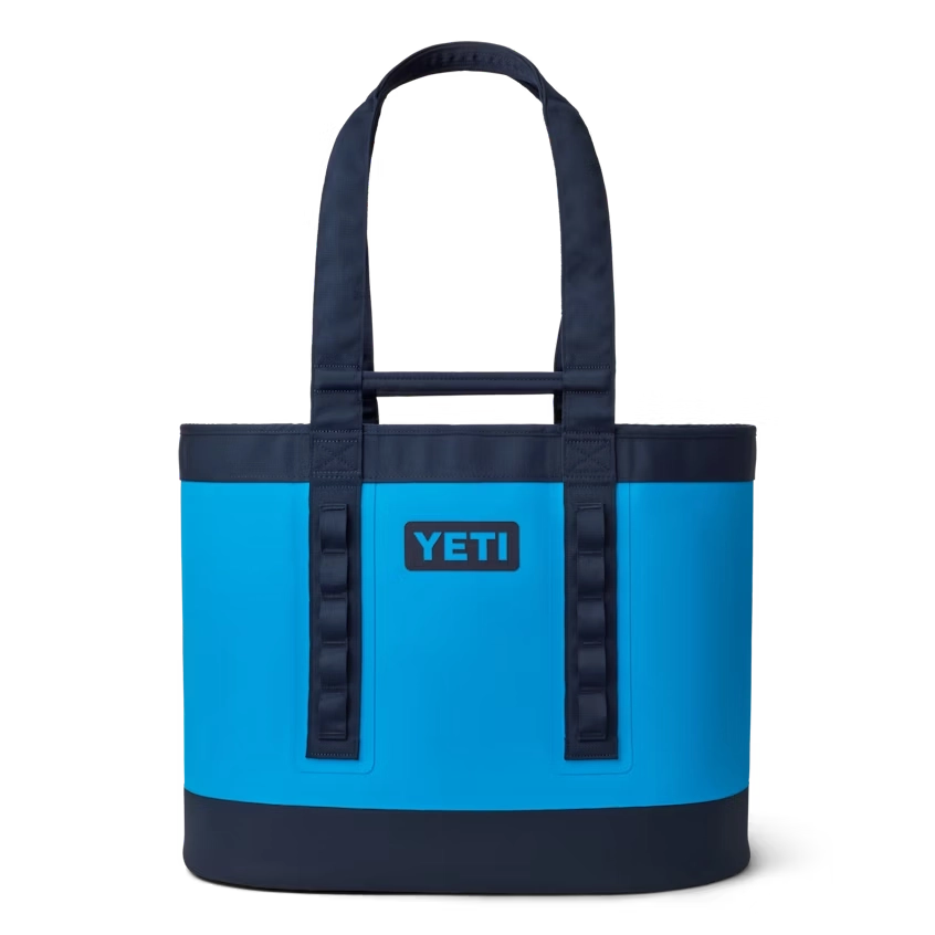 YETI Camino Carryall 50 Tote Bag in Big Wave Blue.