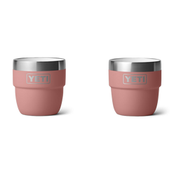 Rambler 4 Oz Cups (2 Pack) in Sandstone Pink.