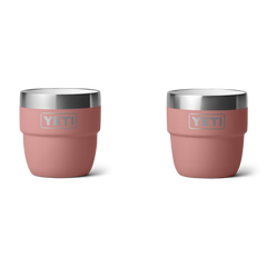 Rambler 4 Oz Cups (2 Pack) in Sandstone Pink.