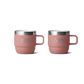 Rambler 6 oz Mug (2 Pack) in Sandstone Pink.