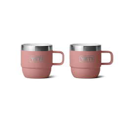 Rambler 6 oz Mug (2 Pack) in Sandstone Pink.
