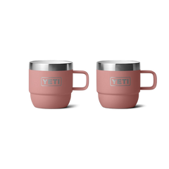 Rambler 6 oz Mug (2 Pack) in Sandstone Pink.