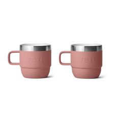 Rambler 6 oz Mug (2 Pack) in Sandstone Pink.