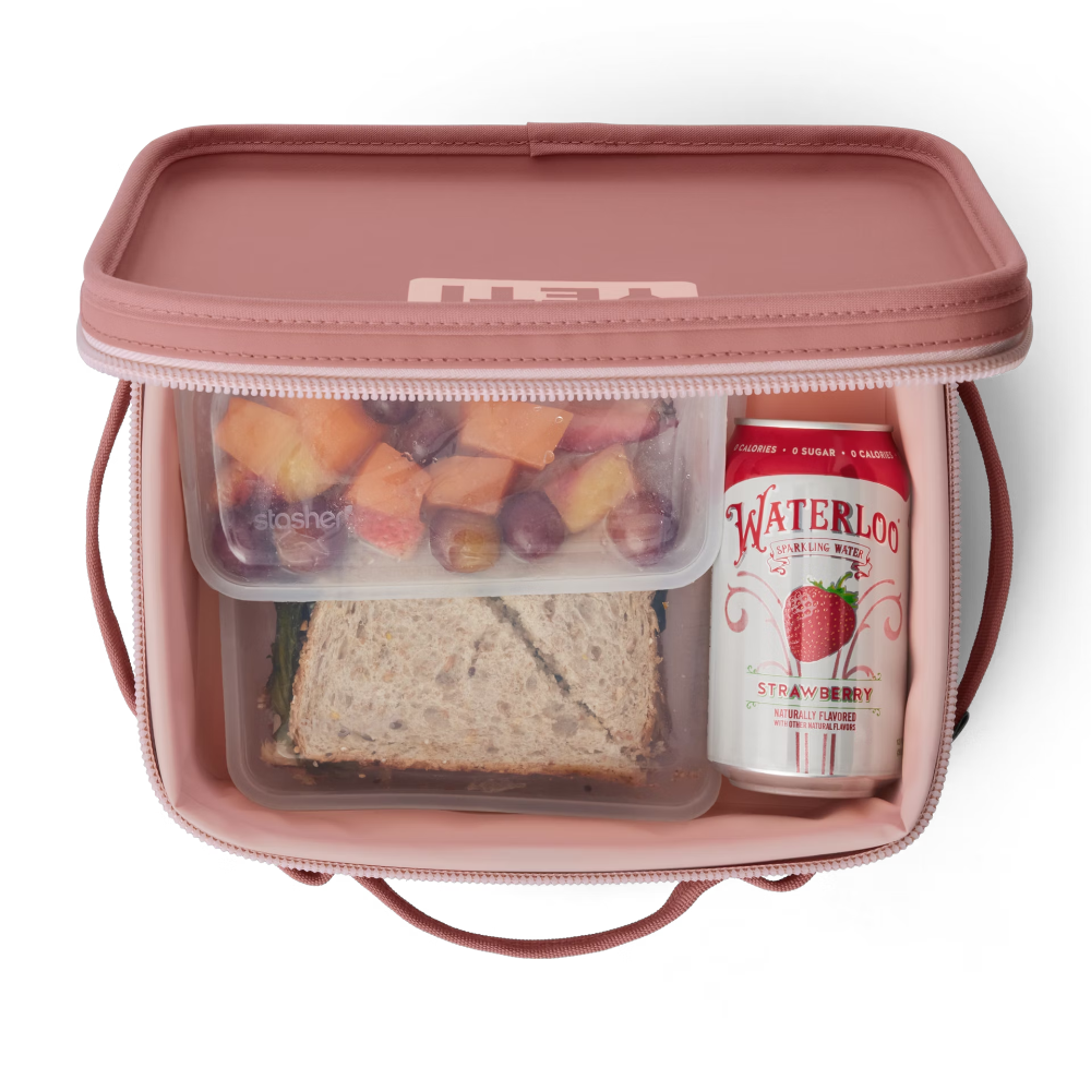 YETI Daytrip Lunch Box in Sandstone Pink.