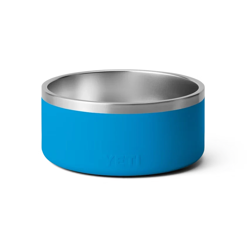 YETI Boomer 8 Dog Bowl in Big Wave Blue.