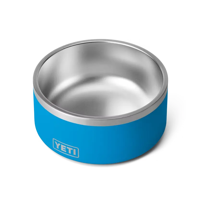 YETI Boomer 8 Dog Bowl in Big Wave Blue.
