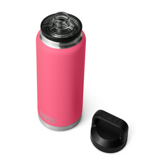 YETI Rambler 36 oz Bottle With Chug Cap in color Tropical Pink.