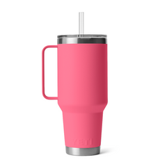 YETI Rambler 42 oz Straw Mug - Tropical Pink - YETI Rambler - Image 3
