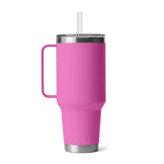 YETI Rambler 42 oz Straw Mug - Wildflower Fuchsia Pink - YETI Rambler - Image 2