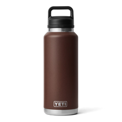 46 oz YETI rambler bottle with a chug cap lid, in color Wetlands Brown.