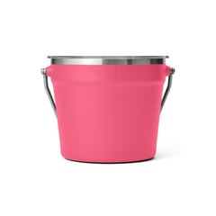 YETI Rambler Beverage Bucket in color Tropical Pink.
