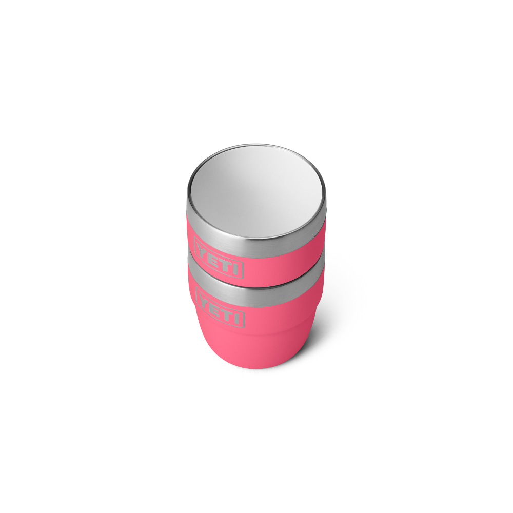 YETI Rambler 4 Oz Cups (2 Pack) in color Tropical Pink.