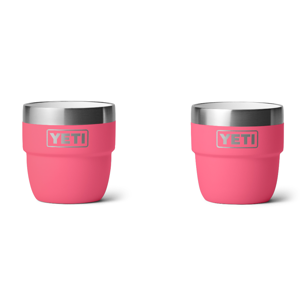 YETI Rambler 4 Oz Cups (2 Pack) in color Tropical Pink.