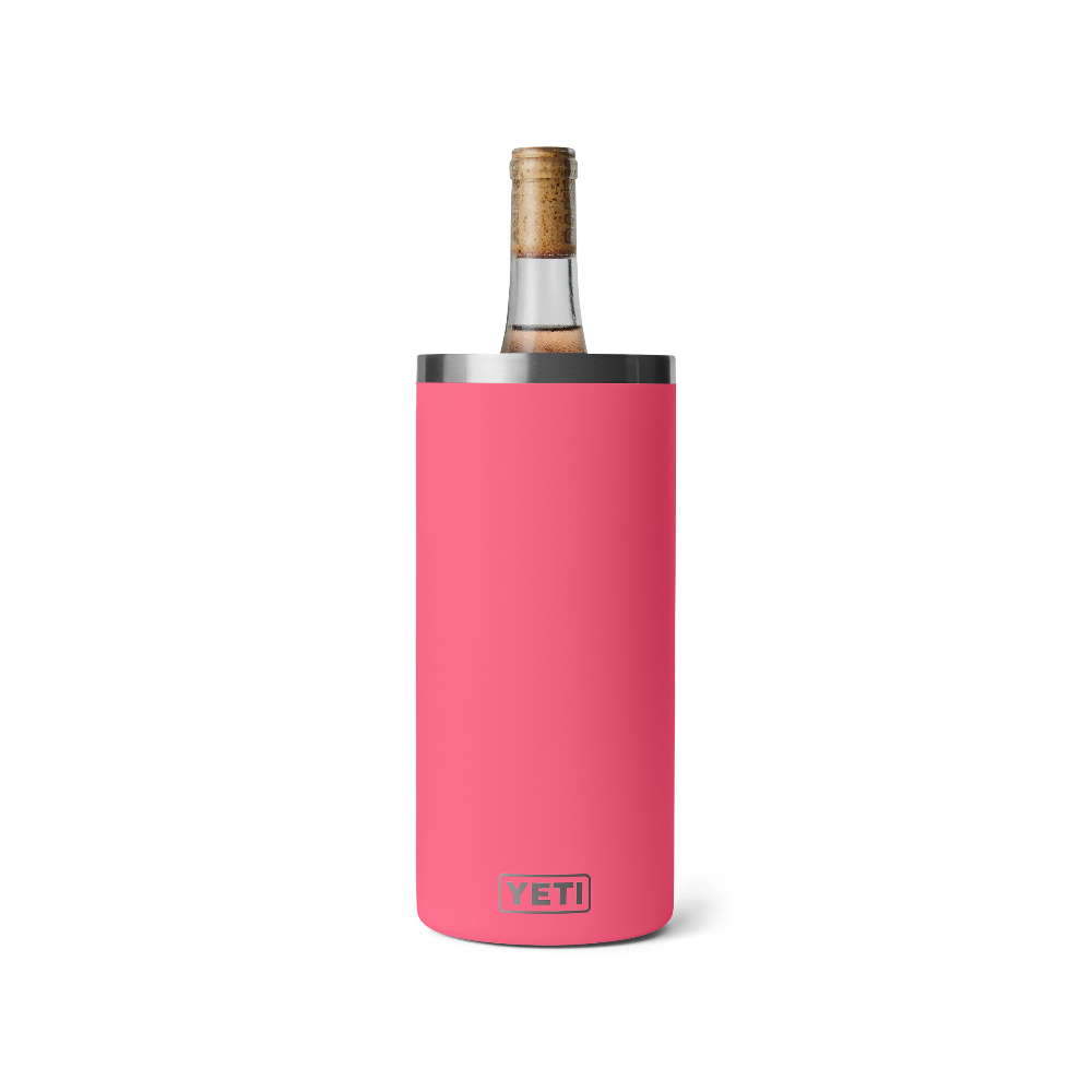 YETI Rambler Wine Chiller in color Tropical Pink.