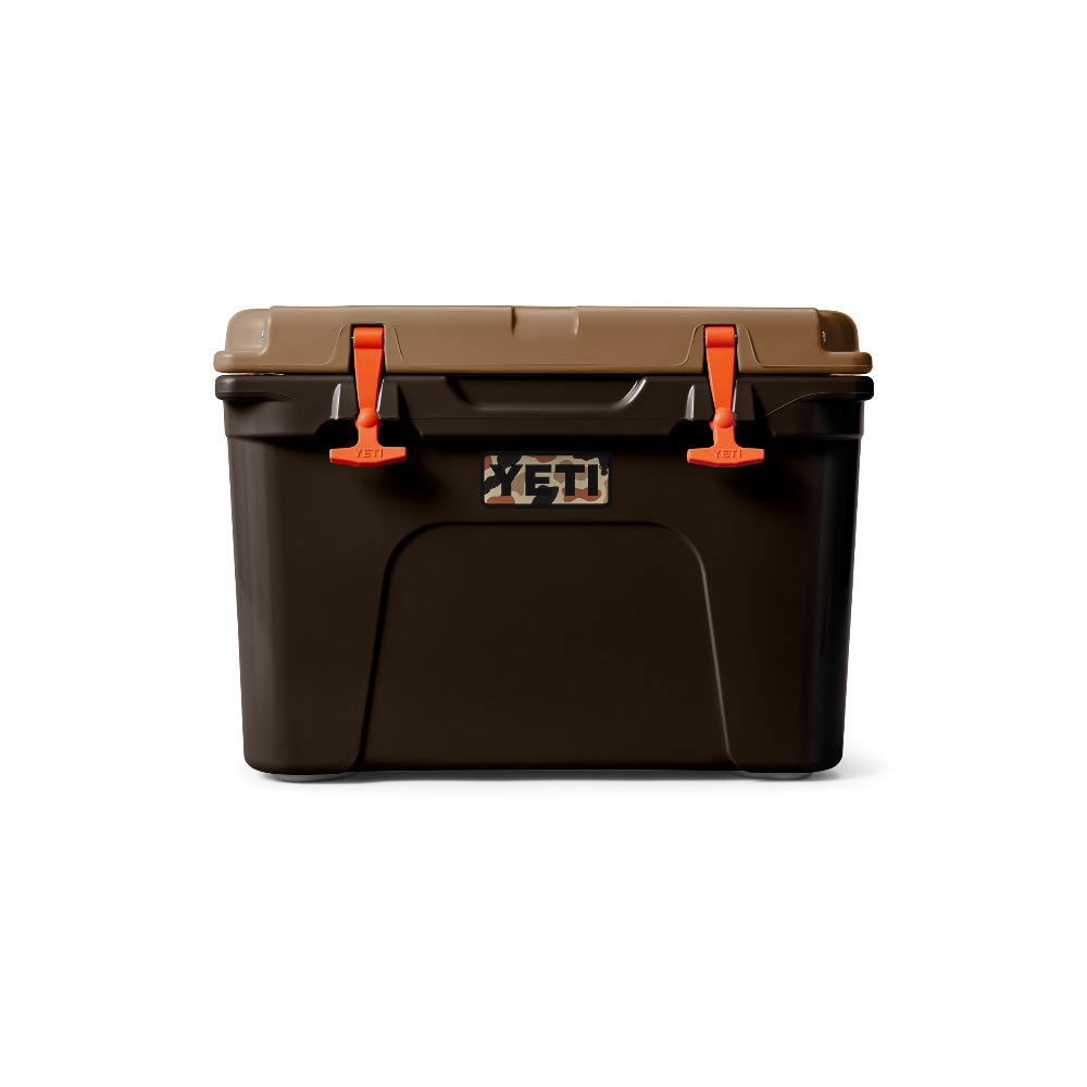 Limited edition YETI Tundra 35 cooler in color Wetlands Brown.