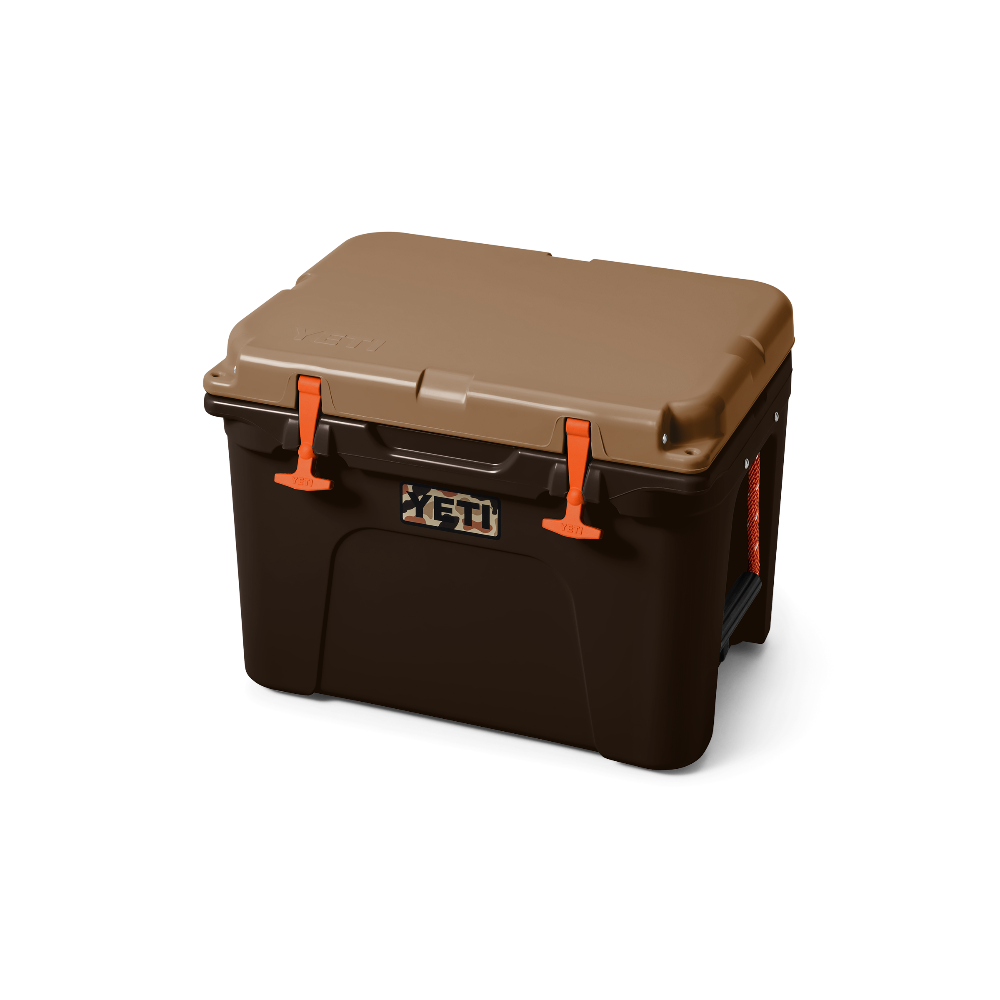 Limited edition YETI Tundra 35 cooler in color Wetlands Brown.