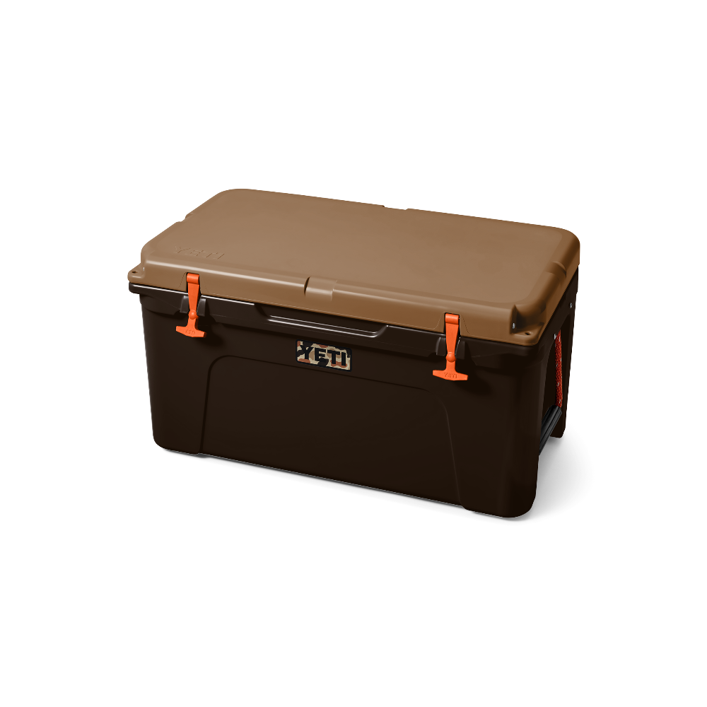 Limited edition YETI cooler, Tundra 65 hard cooler in color Wetlands Brown.