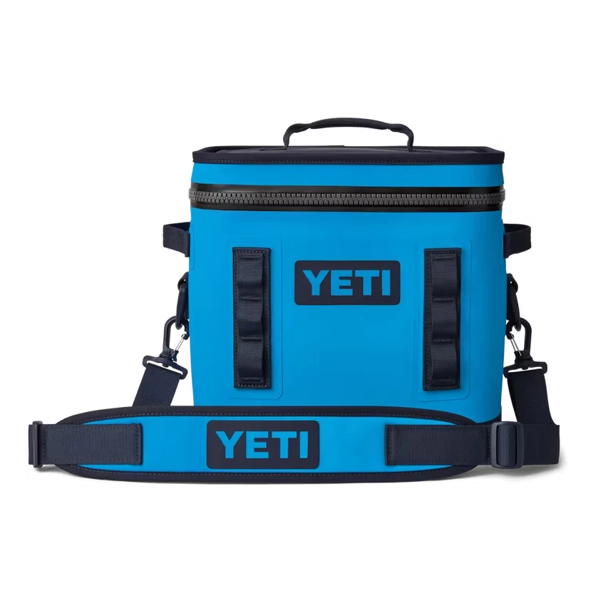 YETI Hopper Flip 12 Soft Cooler in Big Wave Blue.