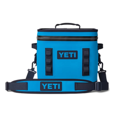 YETI Hopper Flip 12 Soft Cooler in Big Wave Blue.