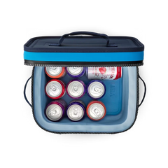 YETI Hopper Flip 12 Soft Cooler in Big Wave Blue.