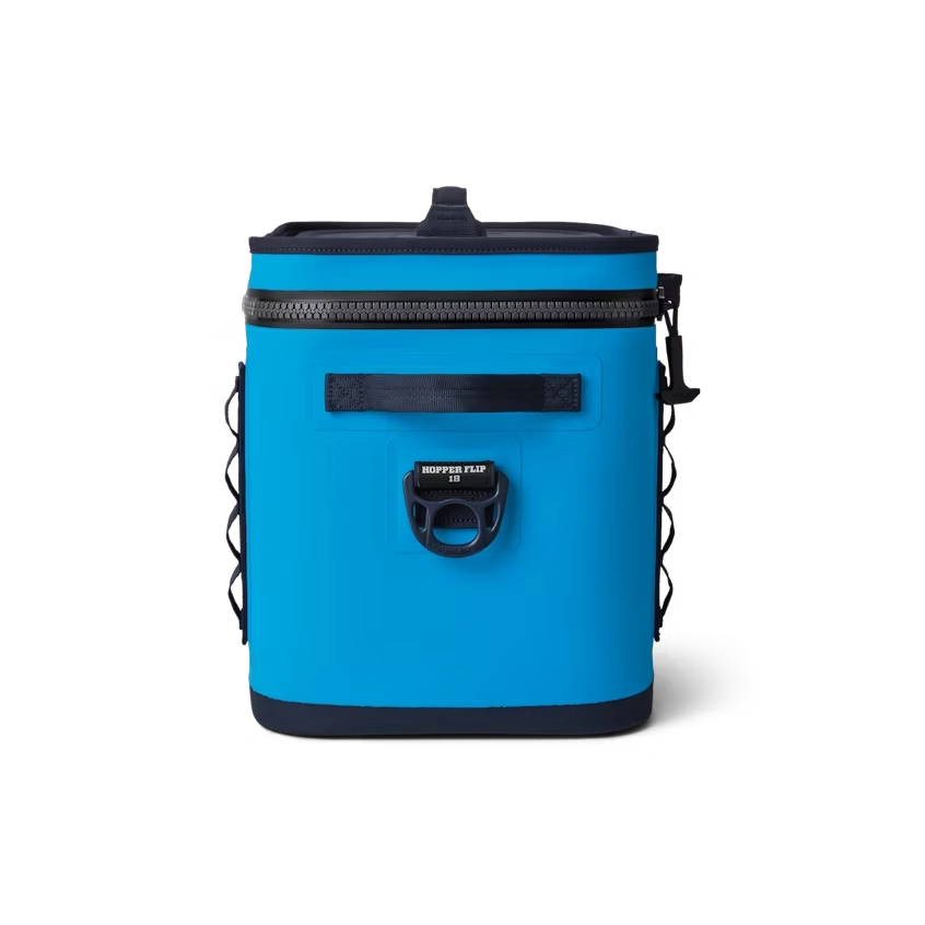 YETI Hopper Flip 18 Soft Cooler in Big Wave Blue.