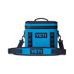 YETI Hopper Flip 8 Soft Cooler in Big Wave Blue.