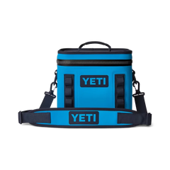 YETI Hopper Flip 8 Soft Cooler in Big Wave Blue.