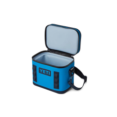 YETI Hopper Flip 8 Soft Cooler in Big Wave Blue.