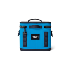 YETI Hopper Flip 8 Soft Cooler in Big Wave Blue.