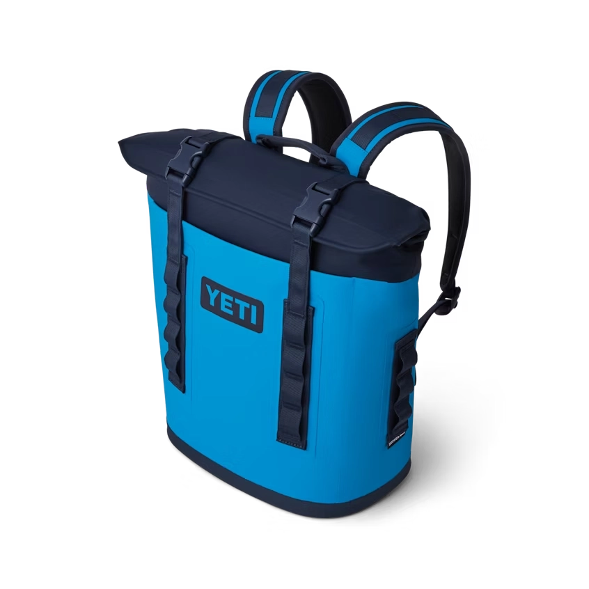 Hopper Backpack M12 Soft Cooler - Big Wave Blue - YETI - Image 4