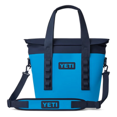 YETI Hopper M15 Tote Soft Cooler in Big Wave Blue.