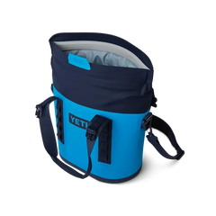YETI Hopper M15 Tote Soft Cooler in Big Wave Blue.