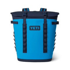 YETI Hopper Backpack M20 Soft Cooler in Big Wave Blue.