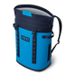 YETI Hopper Backpack M20 Soft Cooler in Big Wave Blue.
