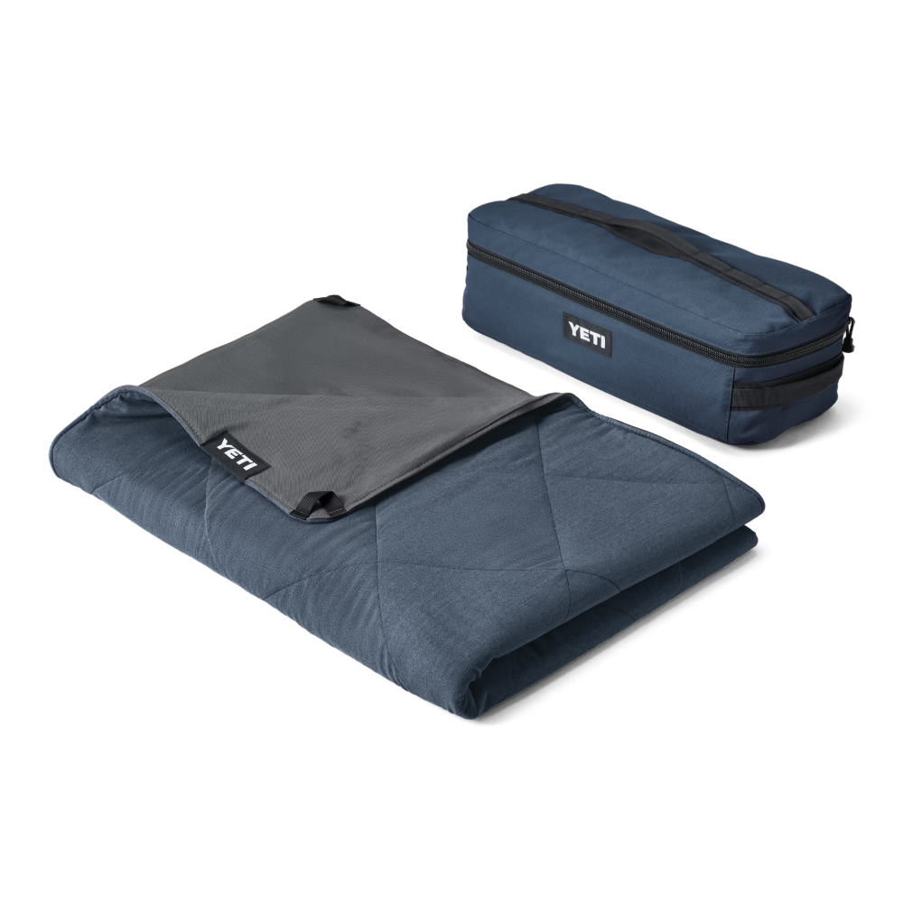 YETI Outdoors Lowlands Blanket in color Navy.