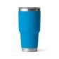 YETI Rambler 30 oz Tumbler With Magslider Lid in Big Wave Blue.