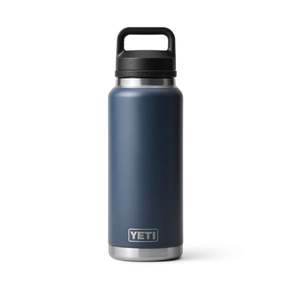 Rambler 36 oz Bottle With Chug Cap - Navy - YETI Rambler - Image 1